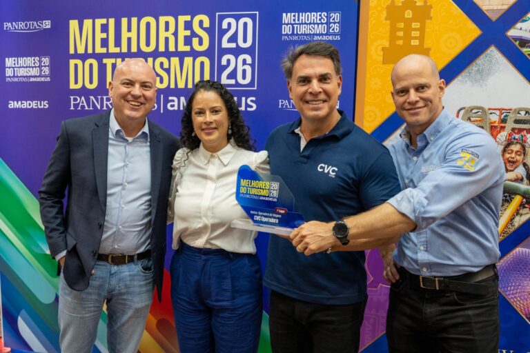 Melhores do Turismo PANROTAS Amadeus: CVC é a melhor agência de viagens de lazer do Brasil